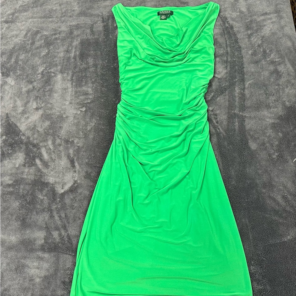 Ralph Lauren Vibrant Green Maxi Dress